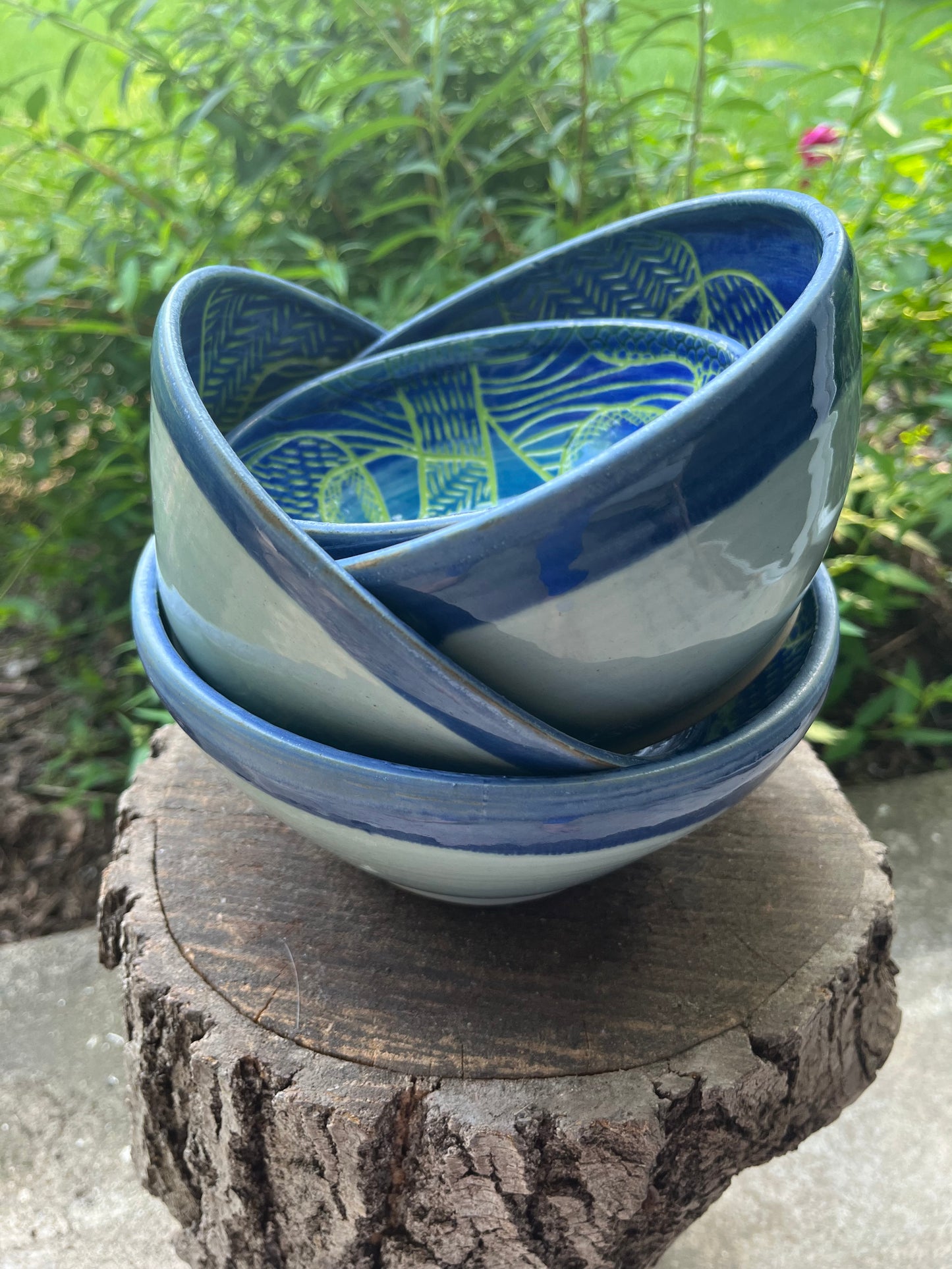 Small Blue Wander Bowl