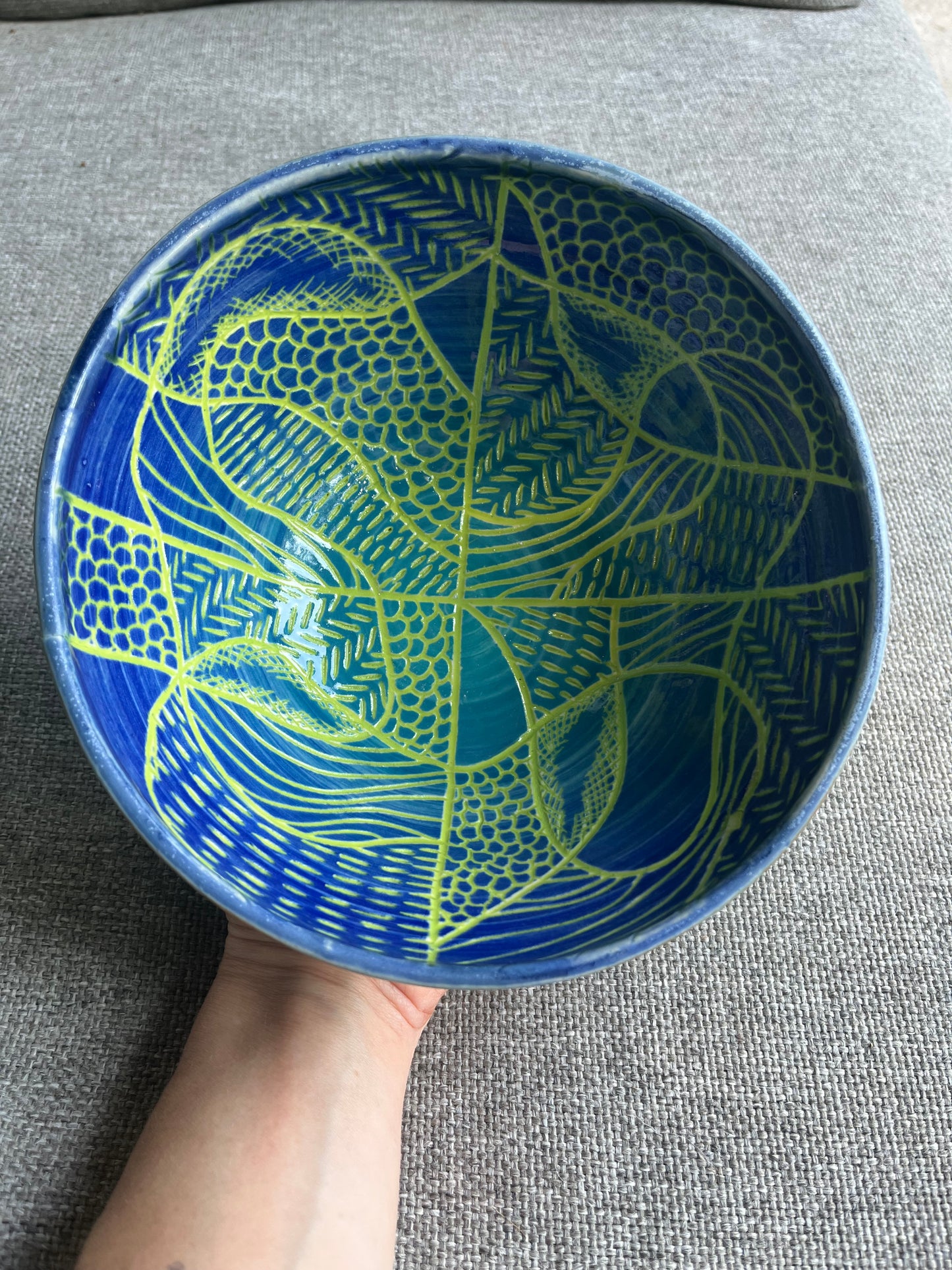 Medium Blue Wander Bowl