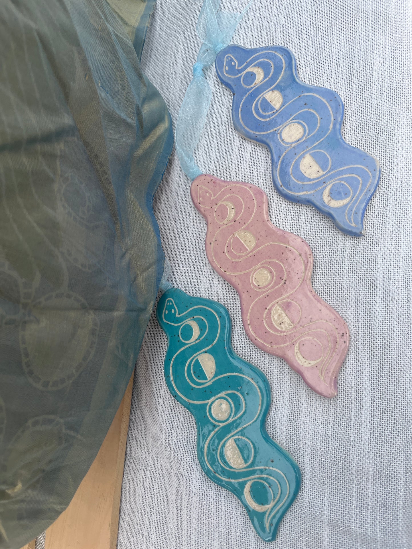 Snake Moon Ornaments