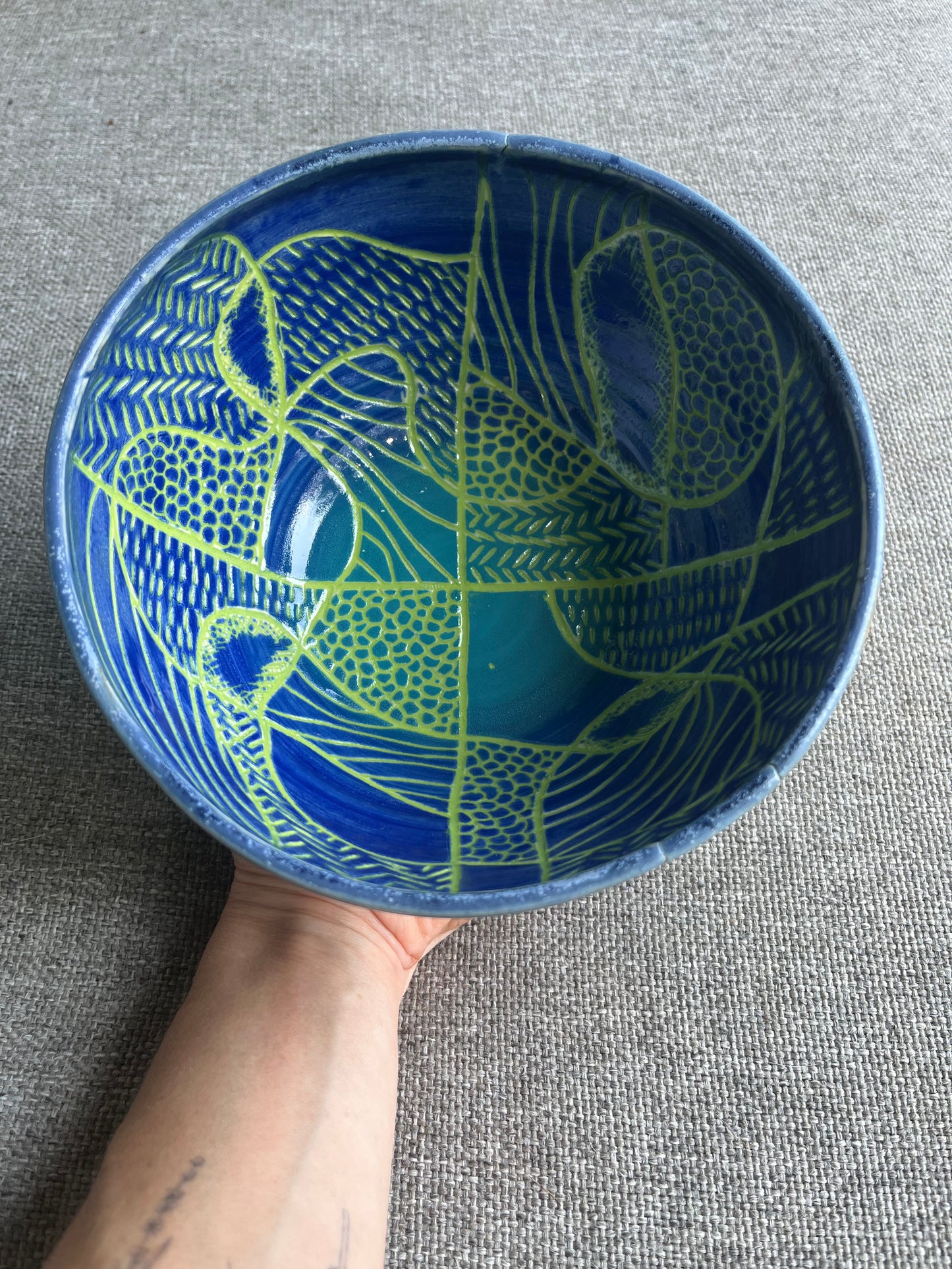 Medium Blue Wander Bowl