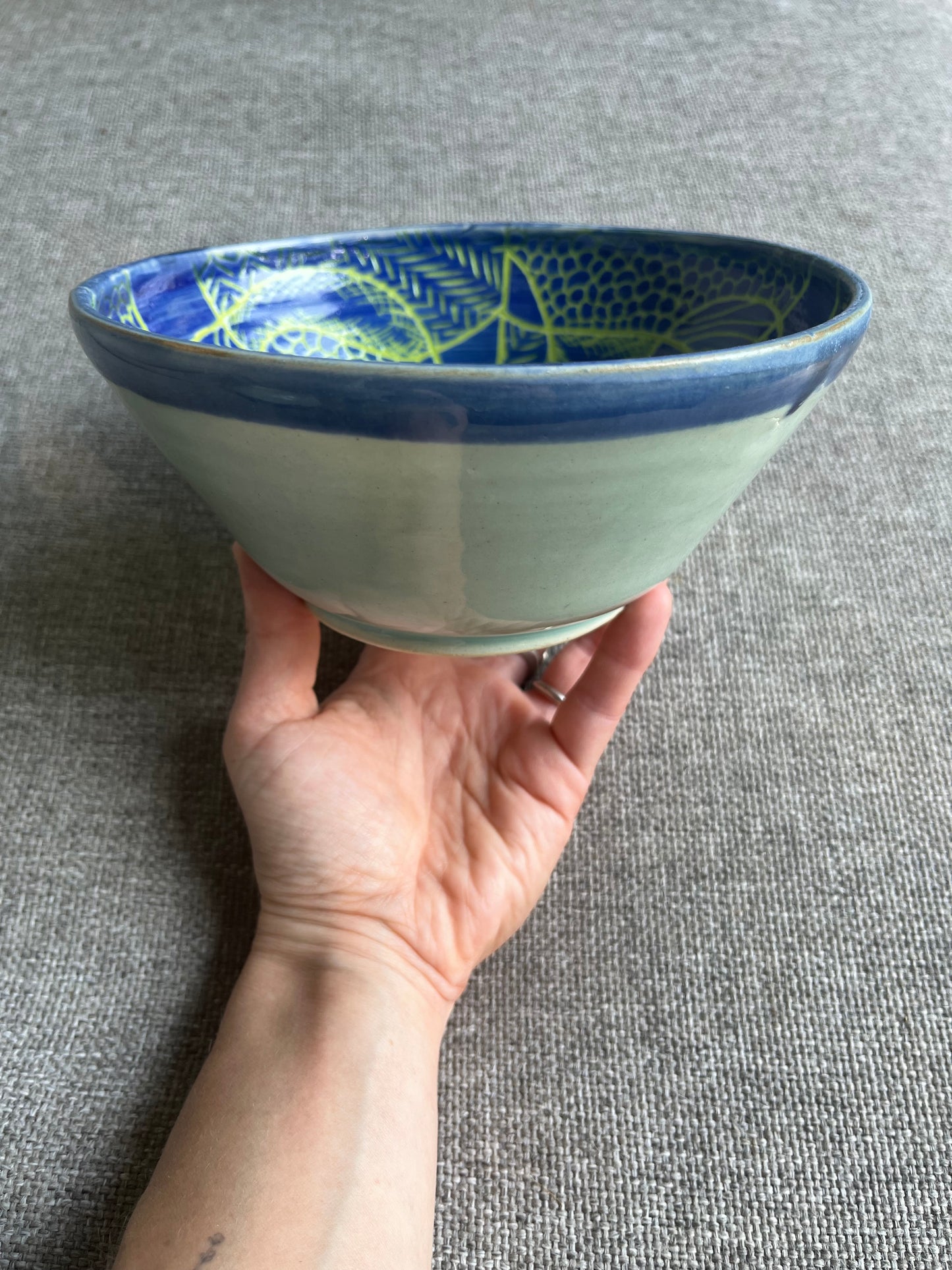 Medium Blue Wander Bowl