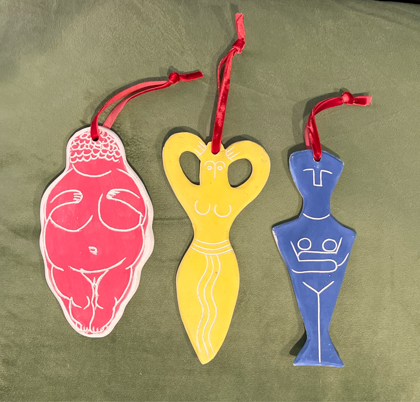 Goddess ornaments