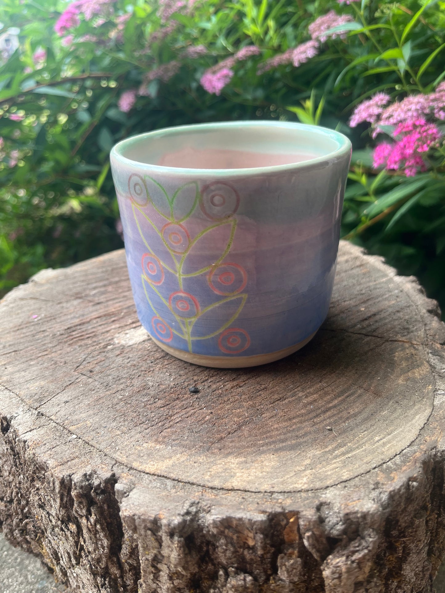 Tatreez Tumbler-Basil & Arches