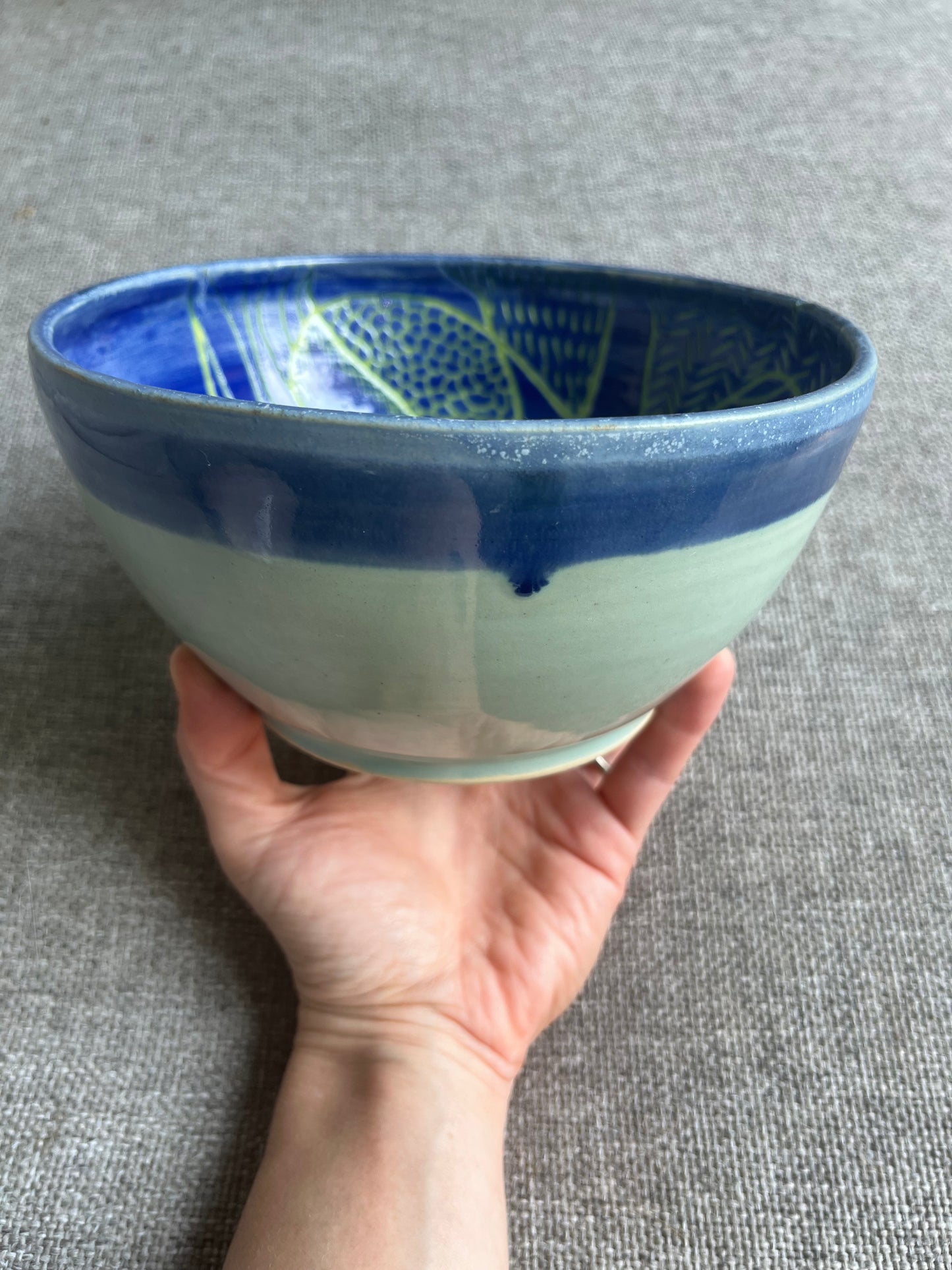 Medium Blue Wander Bowl