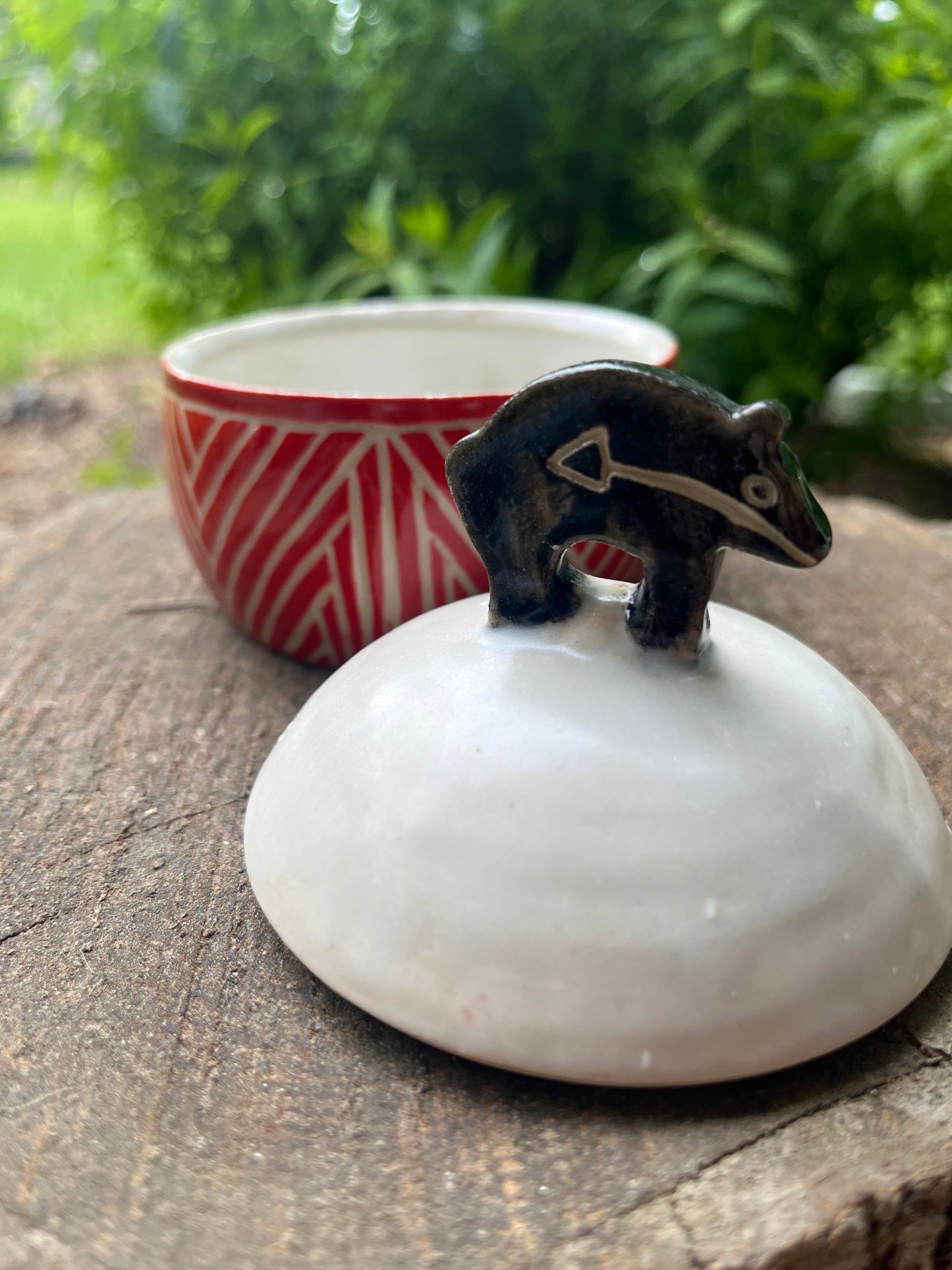Bear Heartline Jar