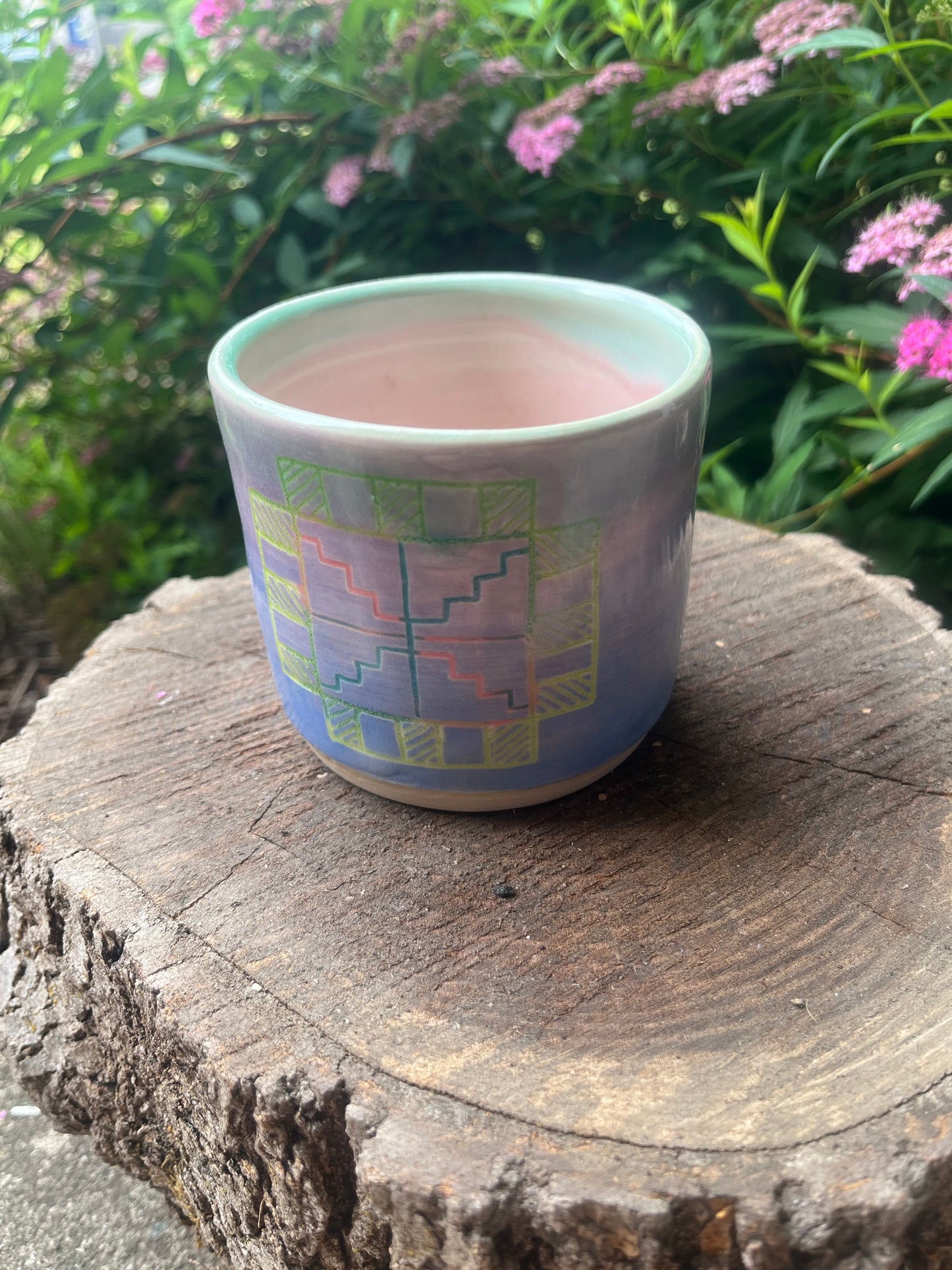 Tatreez Tumbler-Basil & Arches