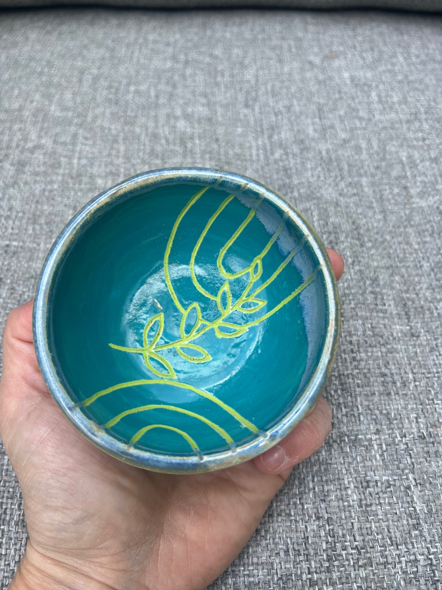 Resting fern bowl
