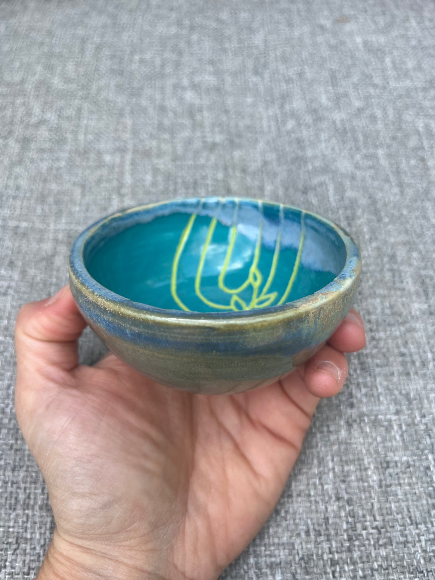 Resting fern bowl