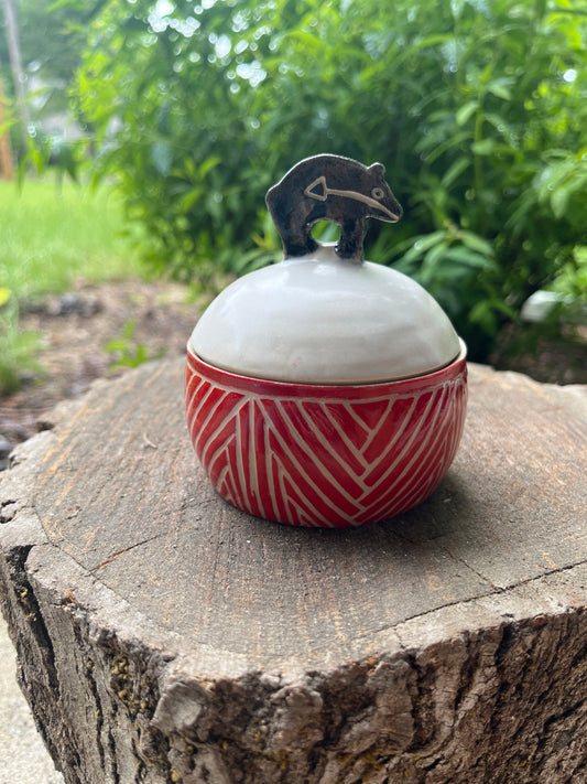 Bear Heartline Jar
