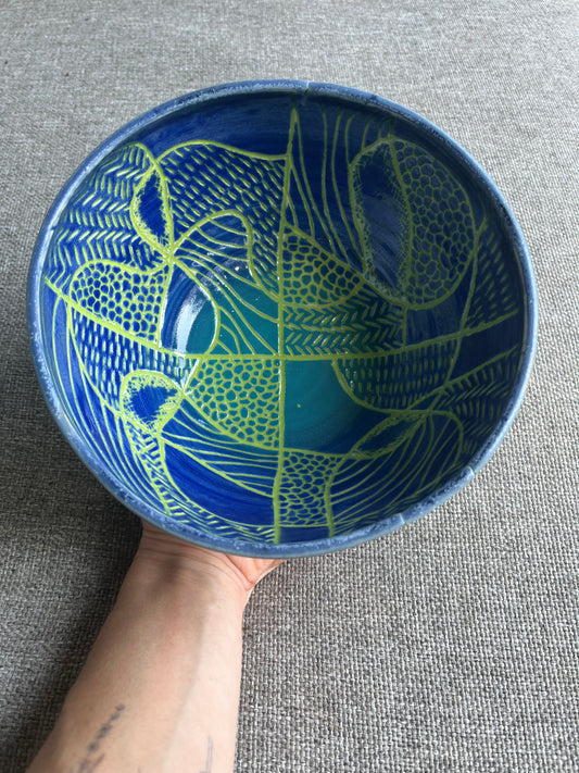 Medium Blue Wander Bowl