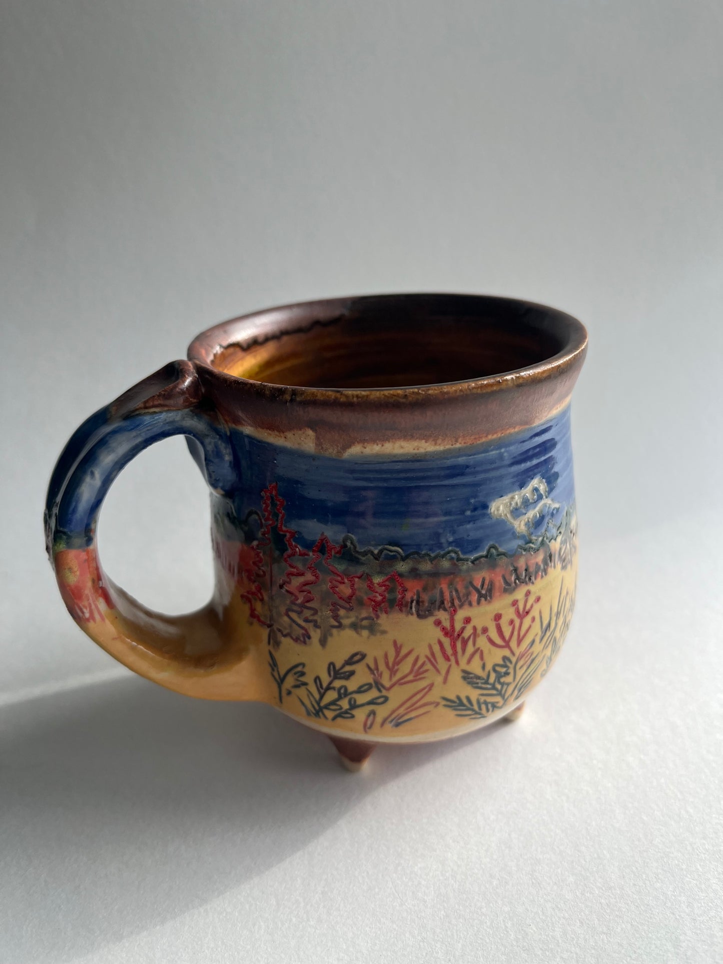 Autumn Fields Cauldron Mug