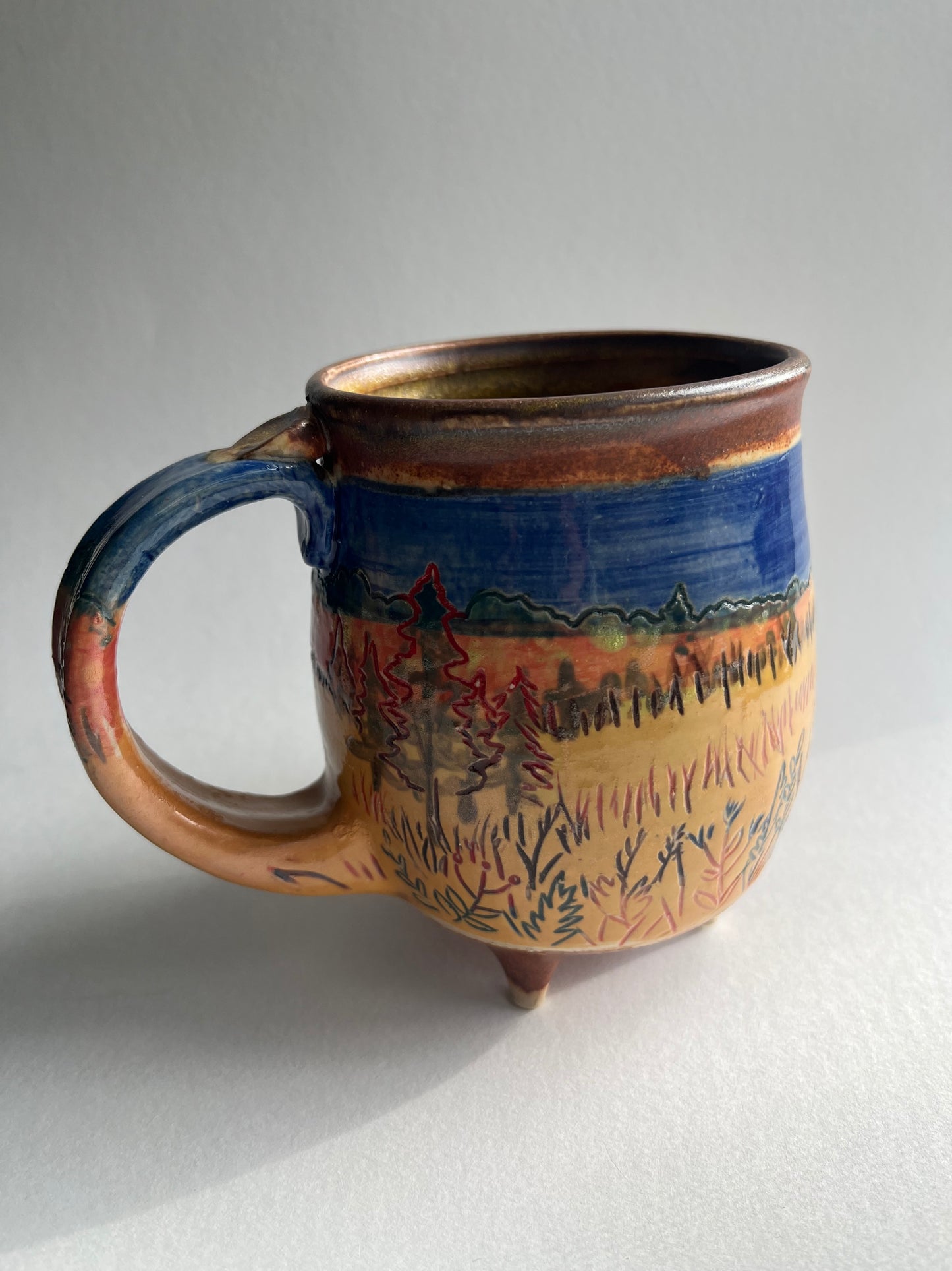 Autumn Fields Cauldron Mug