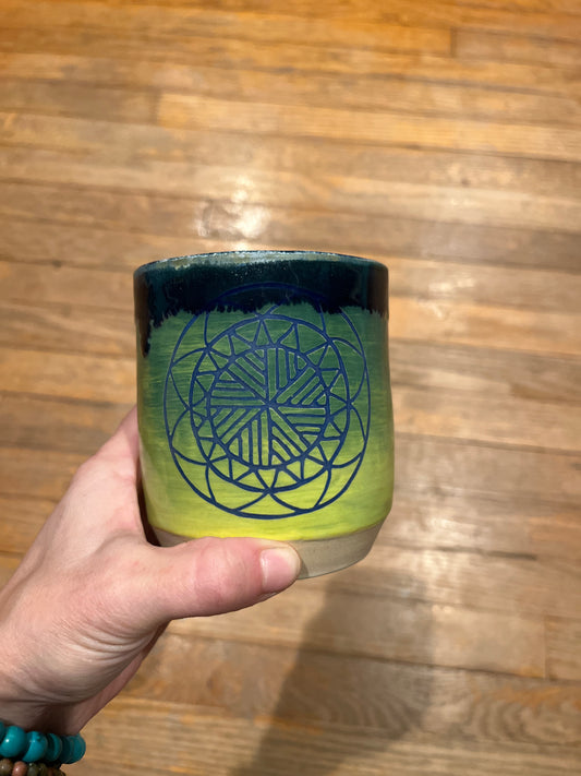 Acoma Star Thumbprint Tumbler