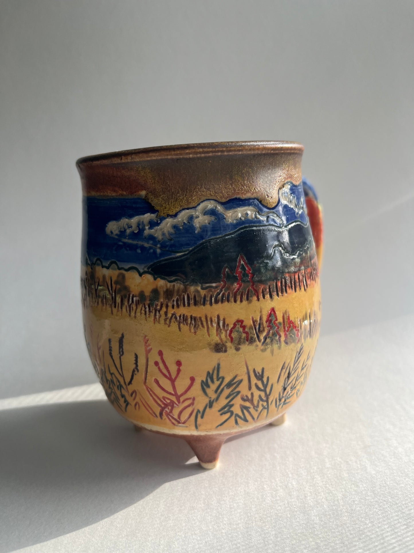Autumn Fields Cauldron Mug
