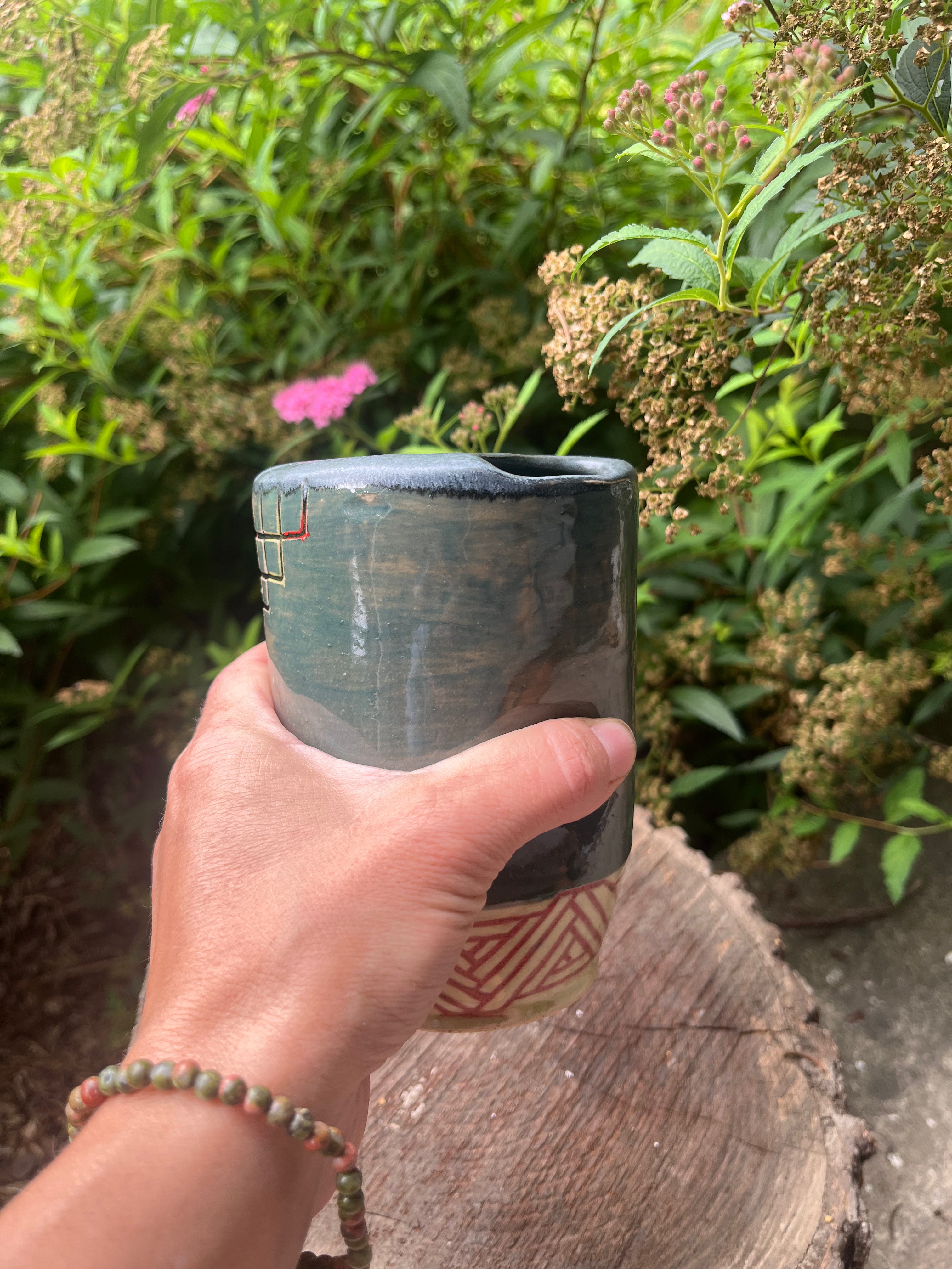 Cypress Tatreez Tumbler
