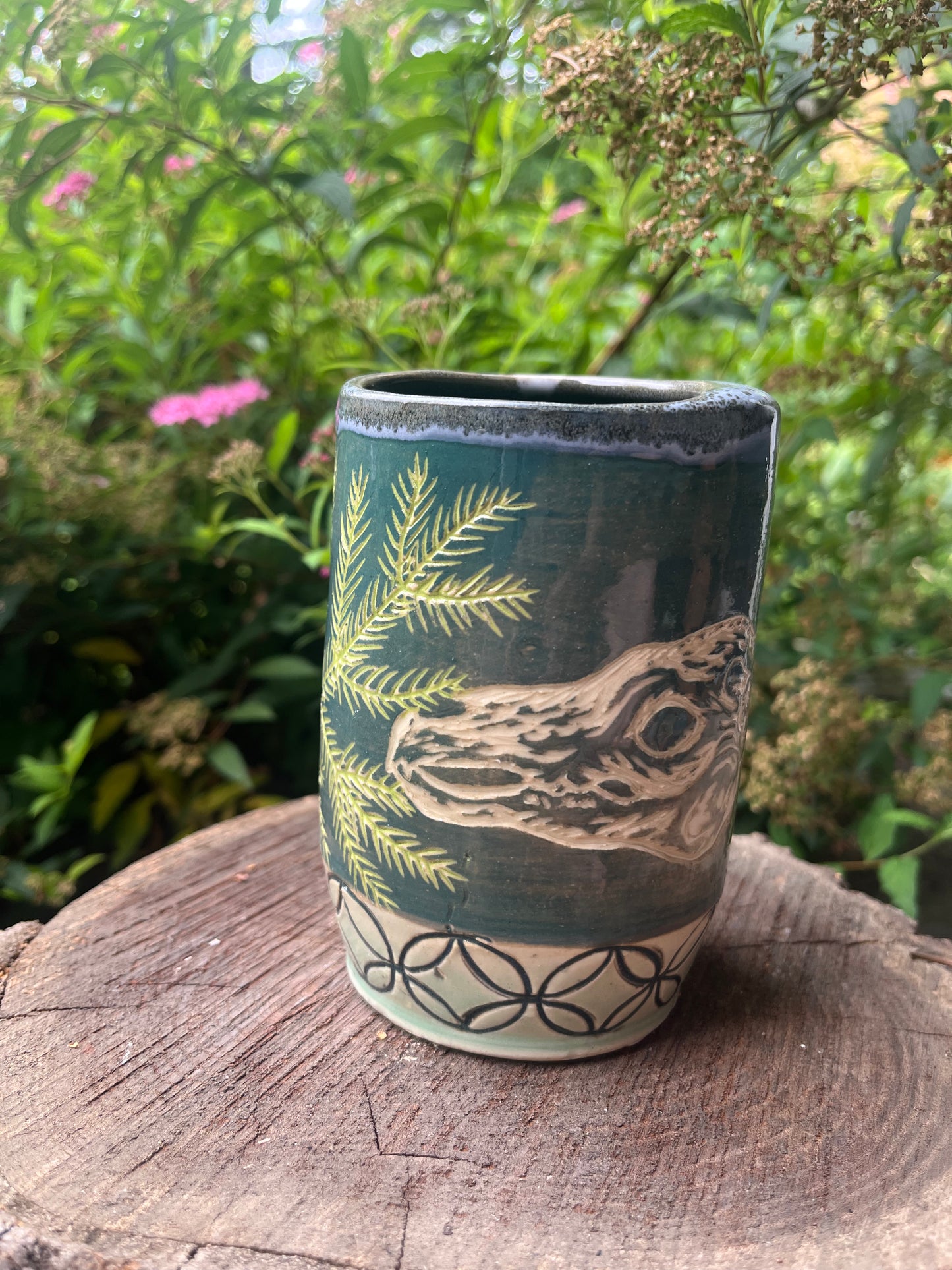 Fox Skull & Pine Tumbler