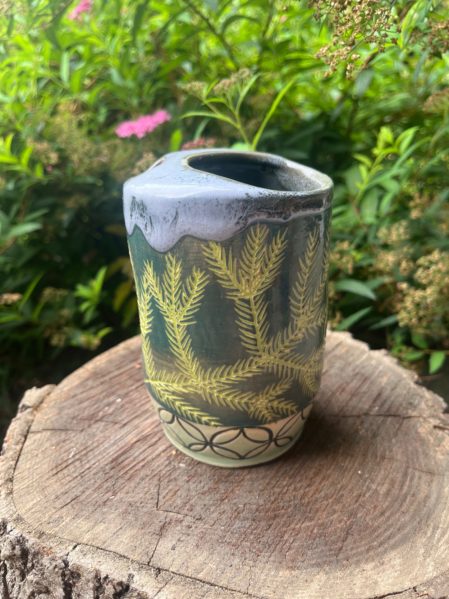 Fox Skull & Pine Tumbler