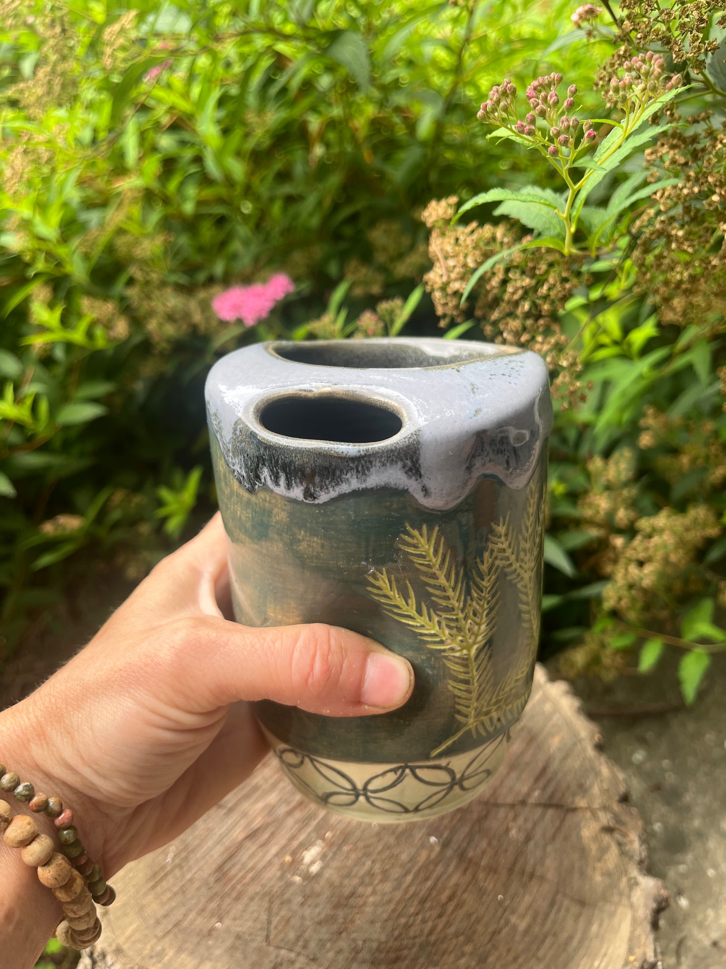 Fox Skull & Pine Tumbler