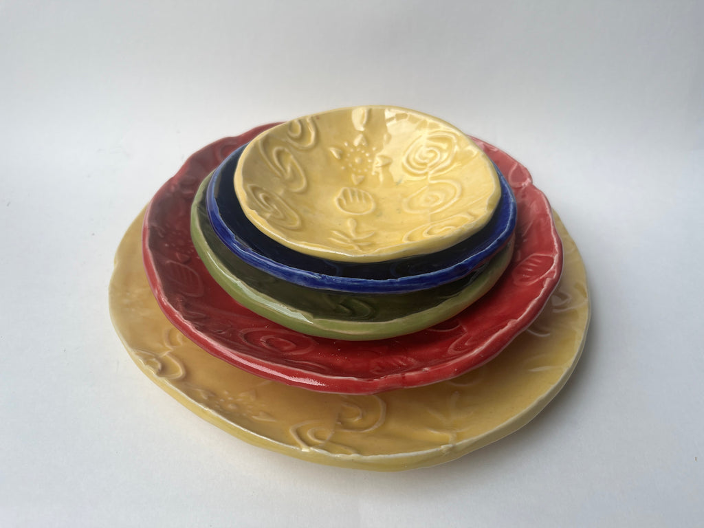 Interconnected-5 stacking bowl set