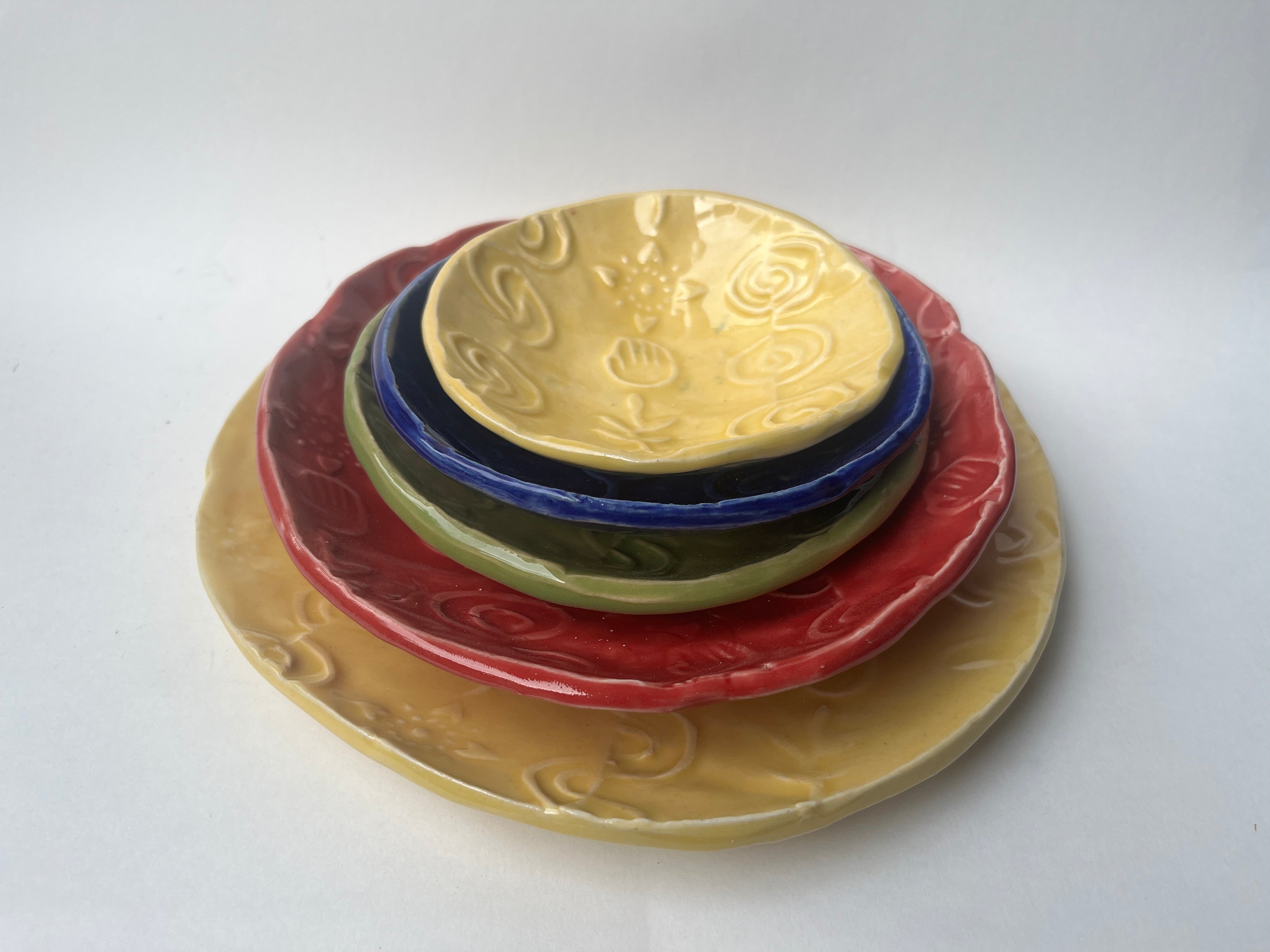 Interconnected-5 stacking bowl set